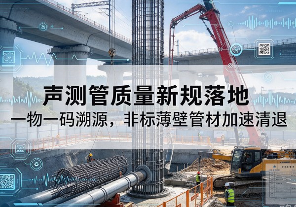 和平声测管质量新规落地，一物一码溯源，非标薄壁管材加速清退