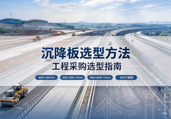 和平沉降板选择方法